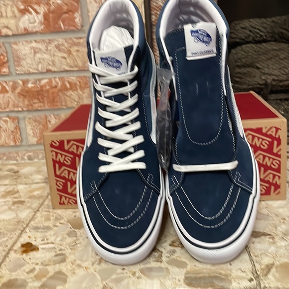 Vans Sk8 Hi Pro navy/stv navy - Picture 2 of 9